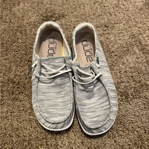 Women’s Hey Dude Slip-On Shoes in Light Gray Heather